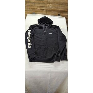 Patagonia Large  Hoodie Sweatshirt Black